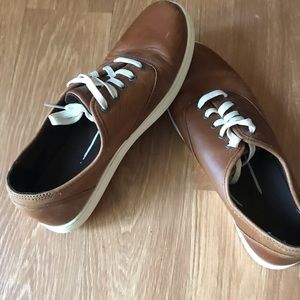 Light brown LL bean sneakers